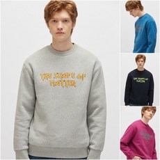 [플랙진] [백화점SAY] [플랙] 남성 FRONT PRINT 기모맨투맨 PWON4WSL3