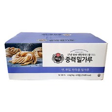 백설 1등급 중력 밀가루 1kg X 6개입