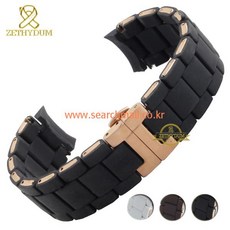 실리콘 고무 손목 밴드 실리콘 팔찌 팔찌 ar5905 ar5906 ar5919 ar5920 20 mm 시계 밴드 스트랩[시계줄1558]