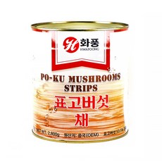 화풍 표고버섯 채 2.8kg 버섯 통조림, 1개