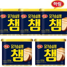 하림 챔 오리지널 340g X5개 닭가슴살햄, 5개