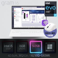 LG 16Z90Q-EA5HK 전용 그램 노트북 충전기 아답터 아답타 C타입 (LG정품), 화이트