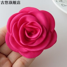 글로벌케이 재기 천 플라워 스크런치 헤어슈슈 브로치 직업 액세서리 핸드메이드 룩 드레스 입체 기예 코사지