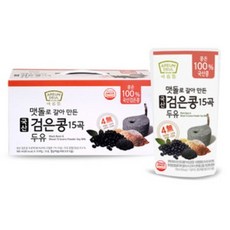 [본사직영 특가] 아름뜰 맷돌로 갈아만든국산 검은콩 15곡 두유 45팩, 45입, 180ml