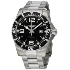 [L38404566] Longines HydroConquest Black Dial Men's 44mm Watch L38404566