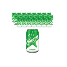롯데칠성 칠성사이다 24캔, 355ml, 24개