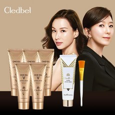 끌레드벨 파워 리프트 프로그램 원킬 브이 리프팅팩 5종 + 리프팅 세럼 1종 팩 브러쉬, 기타