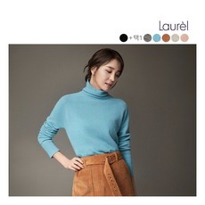 [라우렐] () 퓨어 메리노울100 터틀넥 니트 2종