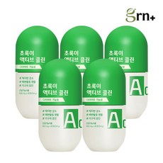 [지알앤] GRN NEW 체지방 버닝 쾌변 다이어트 초록이 액티브 5EA, 60정, 5개