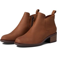 Clarks Memi Zip 가죽 부티 6 - 클락스