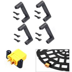 RC Multicopters 드론 예비 부품에 대 한 4pcs CNC XT60 XT90 플러그 홀더 커넥터 설치 브래킷|xt60 plug|xt60 holderxt60 conne, 단일, 1개, For XT60
