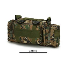 위장 다기능 3P 매직 허리 가방 군사 팬 레저 스포츠 전술 가방 한 어깨 카메라 밀리터리 전술 힙색 멀티 플레이어 미니 라이딩 아웃도어 방수 사진 낚시 도구 가방, 정글 디지털 컬렉션