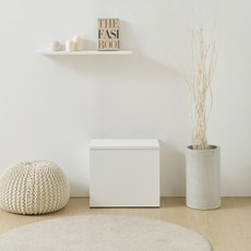 에픽트리 올리 벤치수납장 다용도 슬림 벤치형 수납장(3가지 사이즈), 화이트