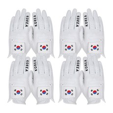 국가대표 태극기 골프장갑 세탁가능 터치가능 여성4set