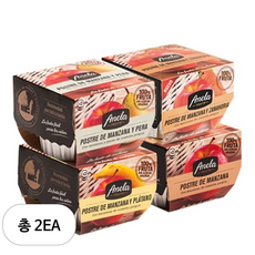 아넬라 생과일 디저트 스타트 A 패키지 100g x 2p x 4종 세트, 사과 + 바나나 + 당근 + 사과배, 2세트