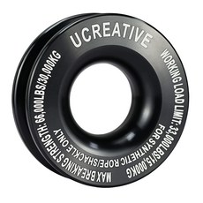 Ucreative Winch 스내치 복구 링 29.9k, 블랙