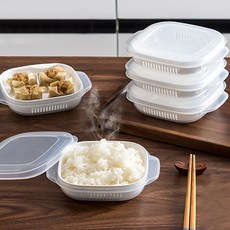 일본제조 밥 1인용 소분 용기 냉동 전자렌지 가능, 1개