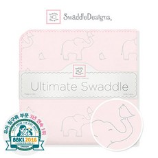 스와들디자인 코튼블랭킷 스털링핑크엘리펀트 352SP 유아침구 속싸개