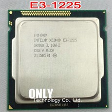 인텔 Xeon E3 1225 E3-1225 3.1GHz/6MB /4 코어/소켓 1155/5 GT/sQuad 코어 서버 CPU 100% 작동, 한개옵션0