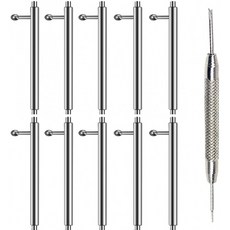 23mm 빠른 해제 교체 핀 강한 스테인리스 스틸 워치 밴드 스프링 바 툴(핏비트 Versa/2/Versa Lite/특수, 단일상품