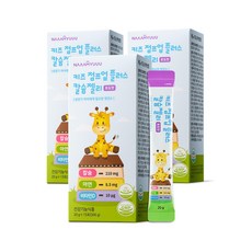 남유네 키즈 점프업 플러스 칼슘 젤리 포도맛 15포, 300g, 3개