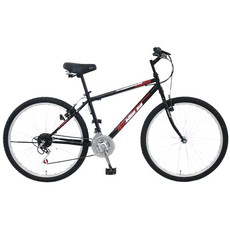 삼천리자전거 하운드 빅마운틴 생활용 MTB 자전거 기어 21단 26인치 권장신장 155cm 이상, 미조립(박스), 블랙