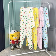 제니유 유아동 어린이 주니어 가을 잠옷세트 수면양말 3종구성 이지웨어 홈웨어 파자마