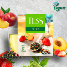 Tess Flirt Чай, 100 пакетиков, 150 г