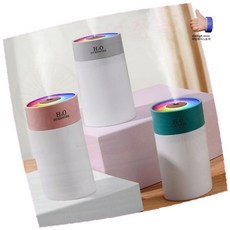 LED 가습기 무드등 조명 탁상 침실 수면 가정용 공기 보습, 상세페이지 참조, 라이닝H5가습기(매트화이트)