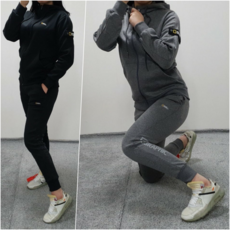 냇지오 듀얼면 와펜 나염포인트F7후드집업 트레이닝복세트