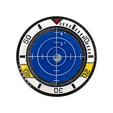 골프 볼마크 물방울 수평계 숏퍼팅 라인 측정, 화이트블루, 1개