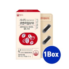 코엔자임Q10 코큐텐 플러스 코엔자임큐텐 코엔자임코큐텐 coq10 항산화 영양제 아연 셀렌 비타민E 시너지 코엔자임100mg 혈압조절 4중기능성 효능, 60정, 1개