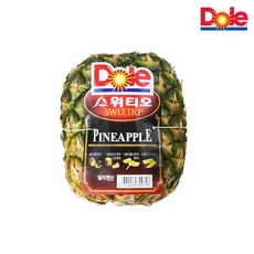 [Dole 본사직영]Dole 스위티오 파인애플 4과 개당800g내외, 없음, 상세설명 참조