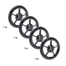 QDY Brompton Refit Components Black 용 4x 초경량 자전거 Easy Wheels Easywheel