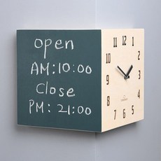 코너벽시계