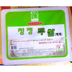 대용량 쌈무 흰쌈무 국산무 고기집 업소용 3kg, 1개