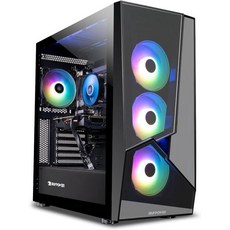 iBUYPOWER Pro 게이밍 PC 컴퓨터 데스크톱 슬레이트 MR 215a AMD Ryzen 5 5600G 3.9GHz 라데온 RX 6600XT 8GB 16GB DDR4 48 - 5600g