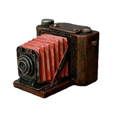 $wpdl$ Colias 날개 홈 장식 빈티지 스타일 뷰 카메라 모양 디자인 동전 은행 돈 절약 은행 장난감 은행 센트 페니 돼지 저금통 레드 이건사야해 ]_[+ 저금통 특이한저금통 @?+_>^8717, $이건사야해$ 1