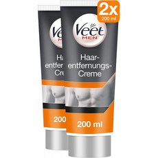Veet for Men 제모 젤 크림 2 팩 (2 x 200ml), 1