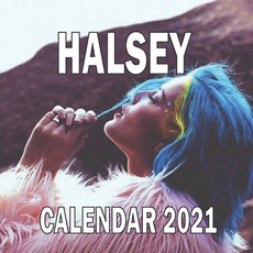 Halsey Calendar 2021: Halsey Calendar 2021: calendar 8.5 x 8.5 glossy for all fans and lovers Halsey... Paperback, Independently Published