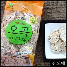 KM 바른길 오곡과자 쌀과자 국산 110gX5봉 뻥튀기과자 통곡물 곡물과자 현미과자, KDM 1