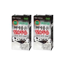 베지밀 뼈에좋은 칼슘두유 검은 콩 깨 쌀, 190ml, 32개