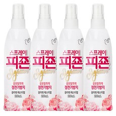 피죤 스프레이 섬유탈취제 플라워페스티벌 200ml / 시그니처 리치퍼퓸 정전기방지 탈취제, 4통, 플라워 페스티벌향