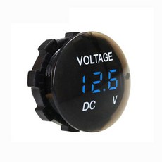 12V-24V Digital Panel Voltmeter Led Display Electric Voltage Meter Volt Tester Waterproof For Car Mo, 1개