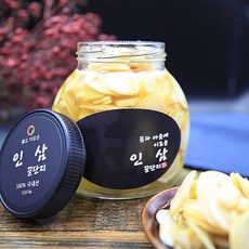 푸드이로운 인삼꿀단지 국내산 6년근인삼 인삼청 인삼꿀청 수제청 인삼차 500ml
