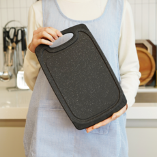 바른살림 마블도마 흠집없는 커팅보드, 1세트, 블랙마블 1세트, 블랙마블