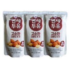 연세두유 아몬드잣 두유 파우치, 190ml, 40팩