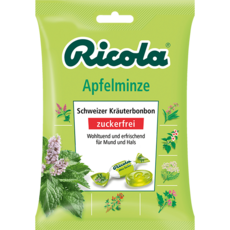 Ricola 리콜라 애플민트 무설탕 캔디 75g, 1개