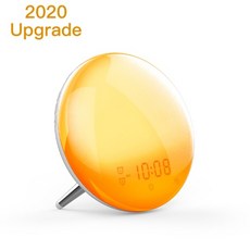 WiFi Smart Wake Up Light Workday Alarm Clock with 7 Colors Sunrise Sunset Smart Life Tuya APP Works, WB-AC-003-S-US, 협력사
