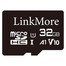 163238 LinkMore XV11 32GB MicroSD 플래시 메모리 카드 마이크로 SDHC A1 UHS-I U1 V10 클래스 10 호환 읽기 속도 최대 90MB - xv-a11